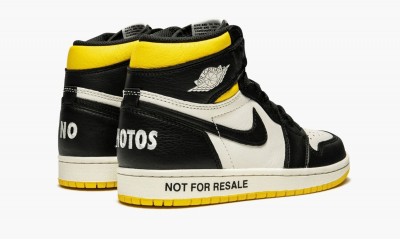 JORDAN AIR JORDAN 1 RETRO HIGH OG NRG Not For Resale Black Yellow