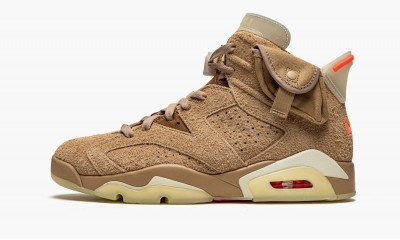 Travis Scott x Air Jordan 6 Retro 'British Khaki'