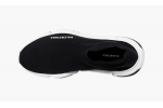 BALENCIAGA MEN'S SPEED RECYCLED SNEAKER IN BLACK/WHITE