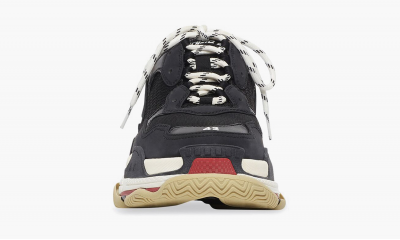 BALENCIAGA MEN'S TRIPLE S SNEAKER IN BLACK