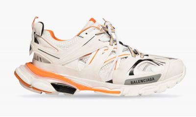 BALENCIAGA MEN'S TRACK SNEAKER IN WHITE