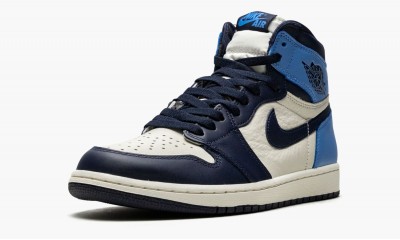 Jordan 1 Retro High Obsidian UNC
