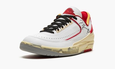 Jordan 2 Retro Low SP Off-White White Red