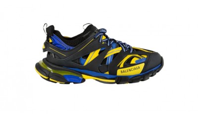 Balenciaga Track Trainer 'Black Yellow Blue'