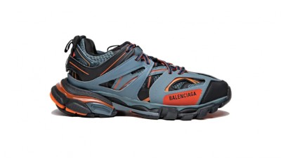 Balenciaga Track Trainer 'Dark Grey Orange' 542023 W1GC1 1240