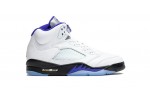 Air Jordan 5 White/Dark Concord-Black