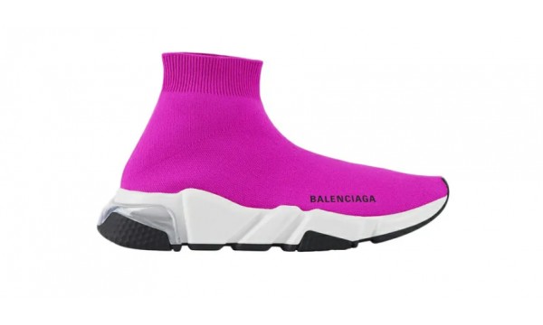 Balenciaga Wmns Speed Clear Sole Trainer 'Fuchsia'