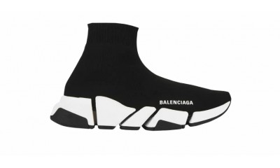Balenciaga Wmns Speed 2.0 Sneaker 'Black White'