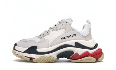 Balenciaga Triple S White Red (Women's)