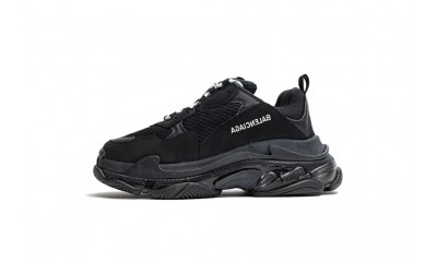 Balenciaga Triple S Clear Sole Black
