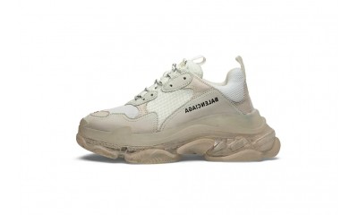 Balenciaga Triple S White Clear Sole (Women's)