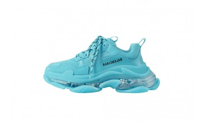 Balenciaga Wmns Triple S Sneaker 'Clear Sole - Turquoise'