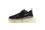 Balenciaga Wmns Triple S Sneaker 'Clear Sole - Black Transparent'