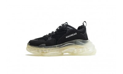 Balenciaga Wmns Triple S Sneaker 'Clear Sole - Black Transparent'