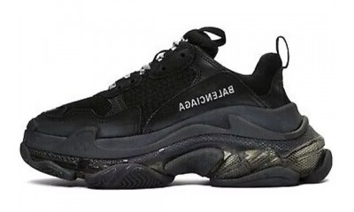 Balenciaga Triple S Black Clear Sole (Women's)