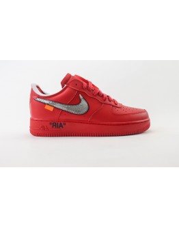 Off White x Nike Air Force 1‘07 Low Red