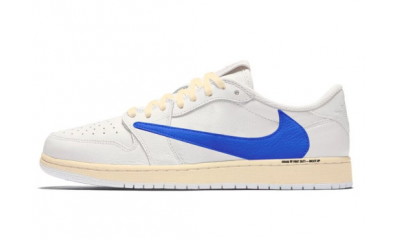 Travis Scott x Air Jordan 1 Low WhiteBlue