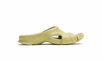 Balenciaga Mold Slide Sandal Avocado
