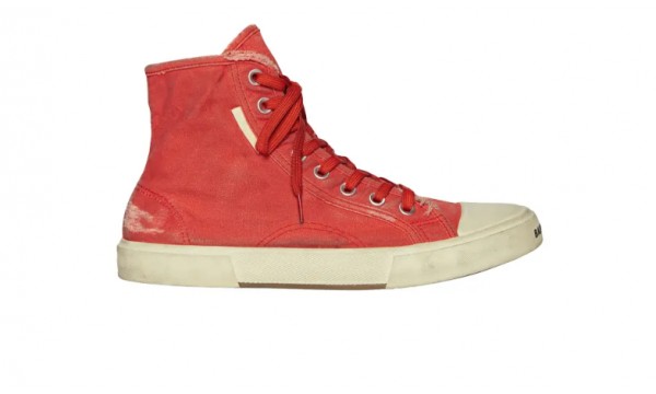 Balenciaga PARIS HIGH TOP SNEAKER IN RED