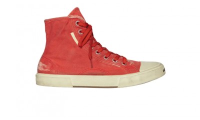 Balenciaga PARIS HIGH TOP SNEAKER IN RED