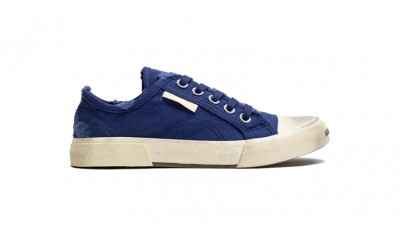 Balenciaga Paris Low Sneaker In Blue